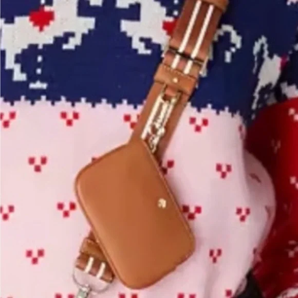 Kate Spade Rosie North South Swingpack pebbled leather w/Matching Pouch - Picture 6 of 10